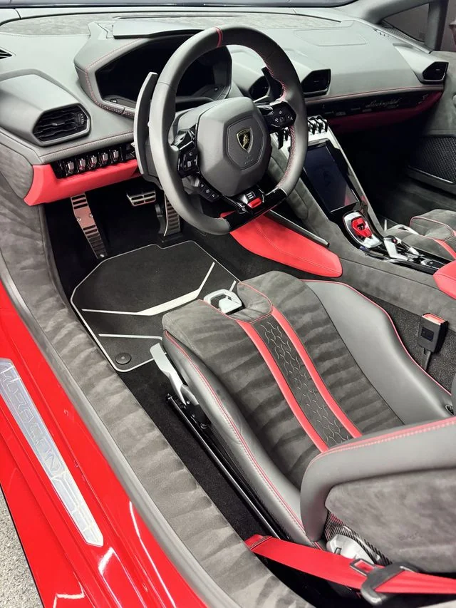 Lamborghini interior detail