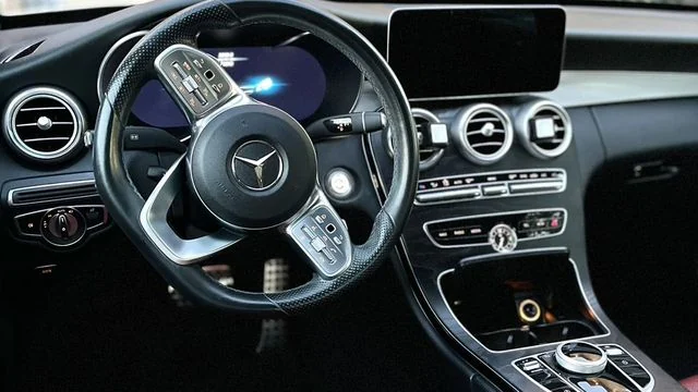 Clean Mercedes interior